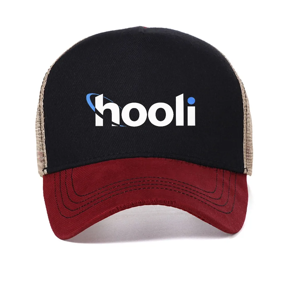 

Hooli Logo Silicon Valley baseball cap Men women adjustable hip hop Snapback hats fashion casual breathable mesh trucker hats