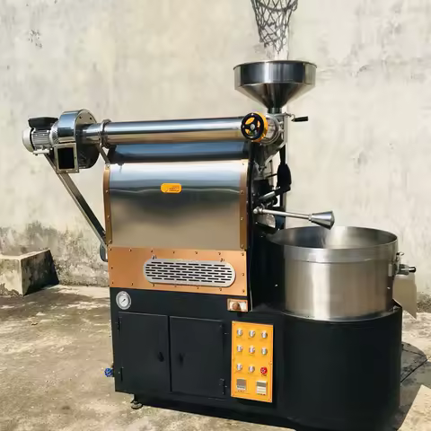 Industrial Commercial Coffee Commercial Coffee Roaster 6Kg 10Kg 12Kg Bean Roasting Machine