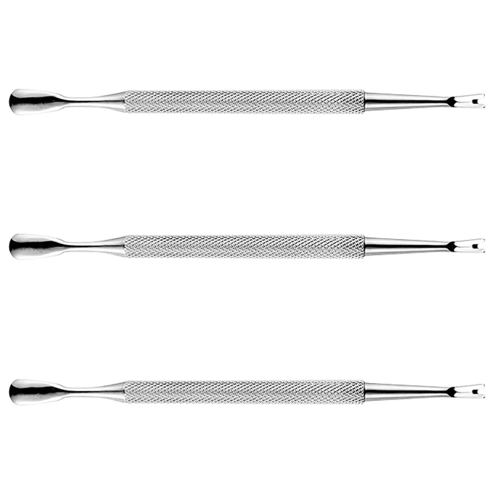 

3Pcs Nail Cuticle Remover Stainless Steel Dead Skin Cutter Trimmer Pusher Tool for Salon Home Use Manicure Pedicure