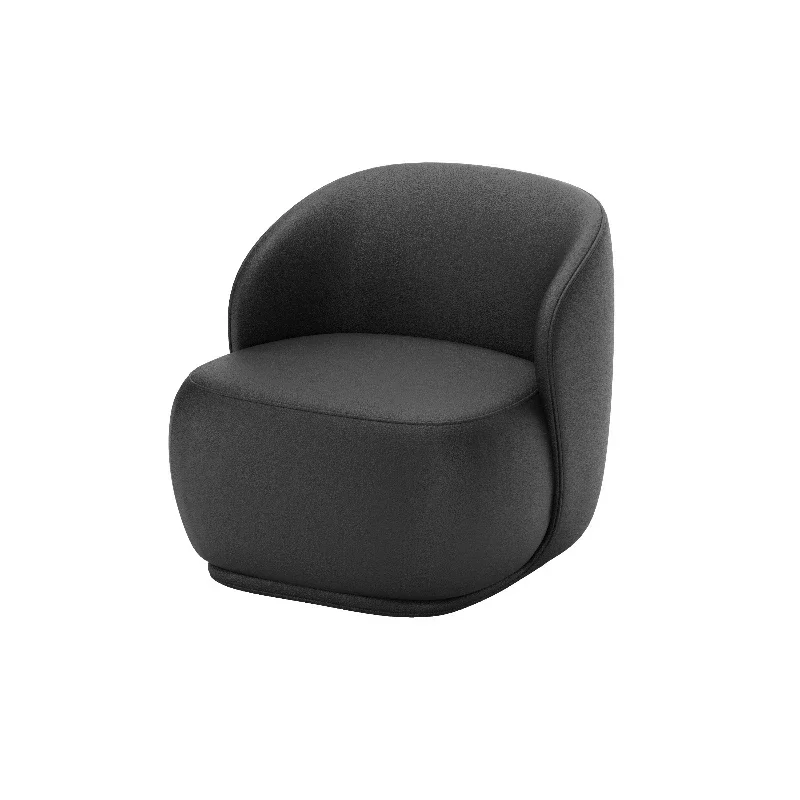 

Retro Black Single Sofa Chair for Reception Lounges, Coffee Shops, and Light Luxury Stores in a Clear Bar Tavern Setting