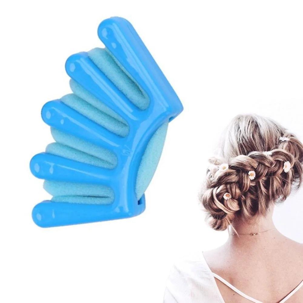 2PCS Homemade Portable Size Hair Braiding Tool Fast Working Braid Maker Hair Styling Roller For Women