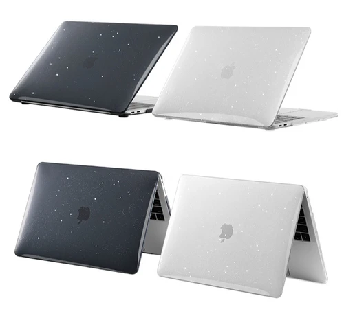 Imagen 2 del producto Funda de portátil con purpurina ostentosa para MacBook Pro 13, funda A1708 A2159 A2289 A2338 Pro 14 A2992, carcasa dura de plástico para MacBook Air 15 A2941