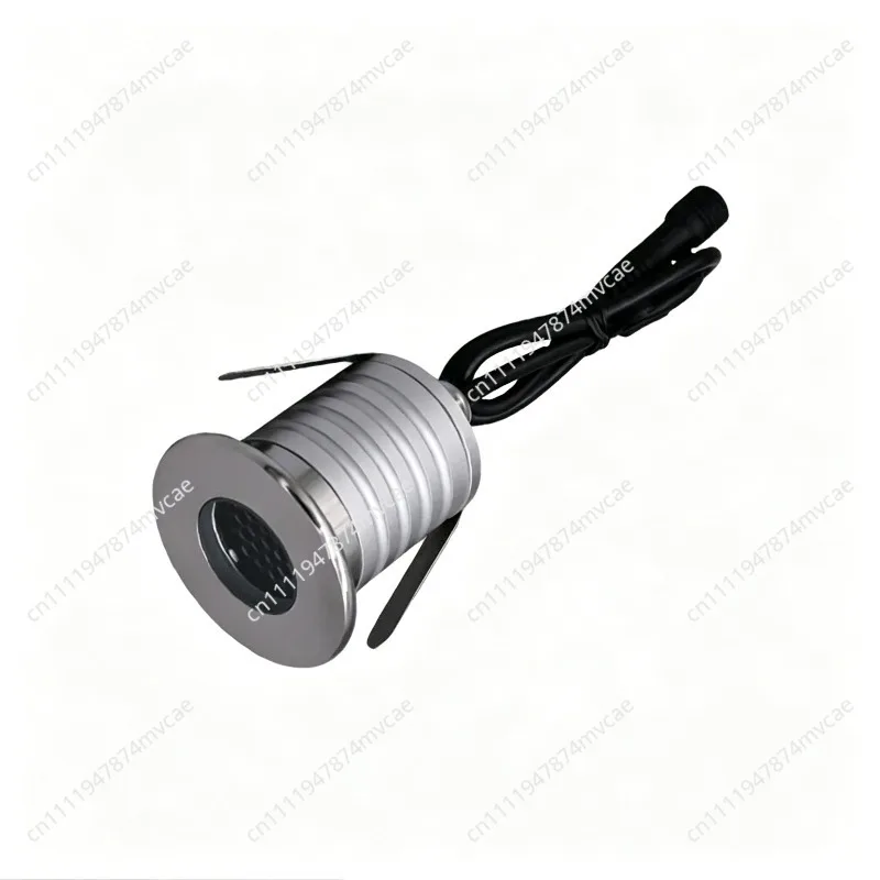 Anti-glare 3wLED honeycomb buried light 304 stainless steel tempered modern IP67 villa landscape circular courtyard lighting