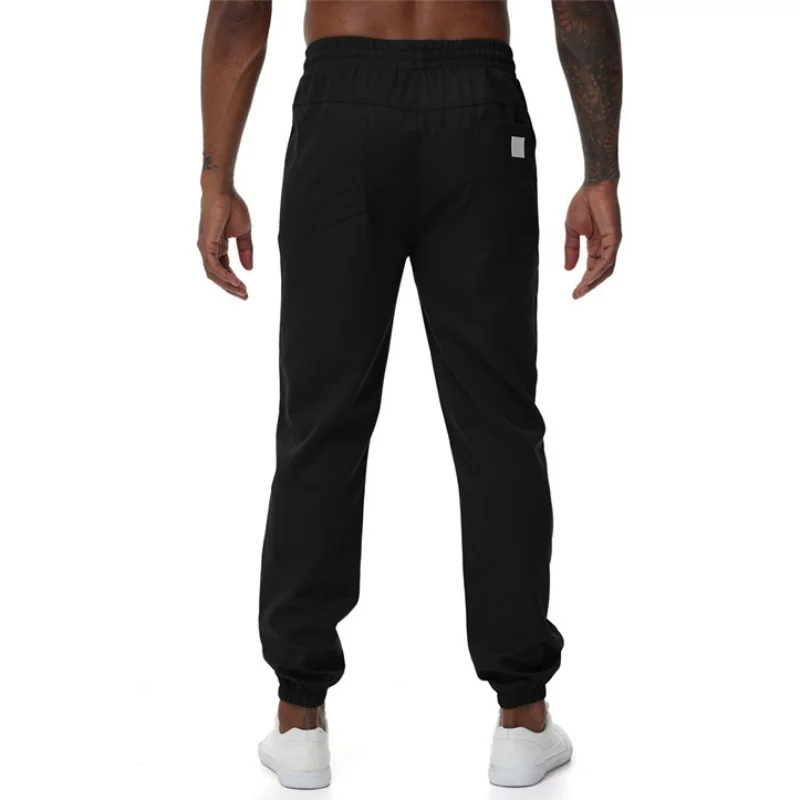 Spring Autumn Men Pants sports Joggers Pants quick-dry Training Trousers Loose Large size Men's Woven Pants running Sweatpants