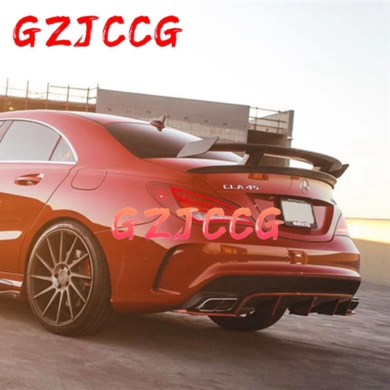 GT Spoiler Wing Lid For Mercedes - Benz CLA CLASS W117 CLA45 Carbon Fiber Rear Trunk Spoiler 2013 2014 2015 2016