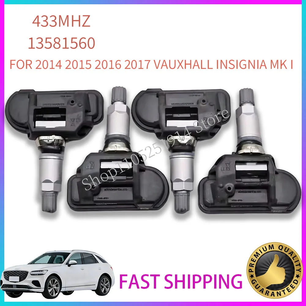 4PCS Tpms Sensor 13…