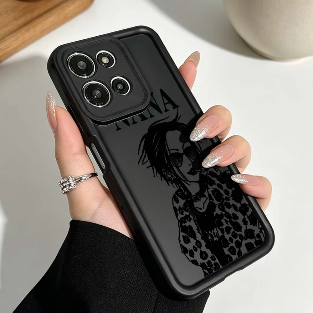 Popular Anime NANA Phone Case For Motorola Moto G86 G85 G75 G56 G06 Edge 70 60 50 Fusion Eye Ladder Silicone Cover view 3