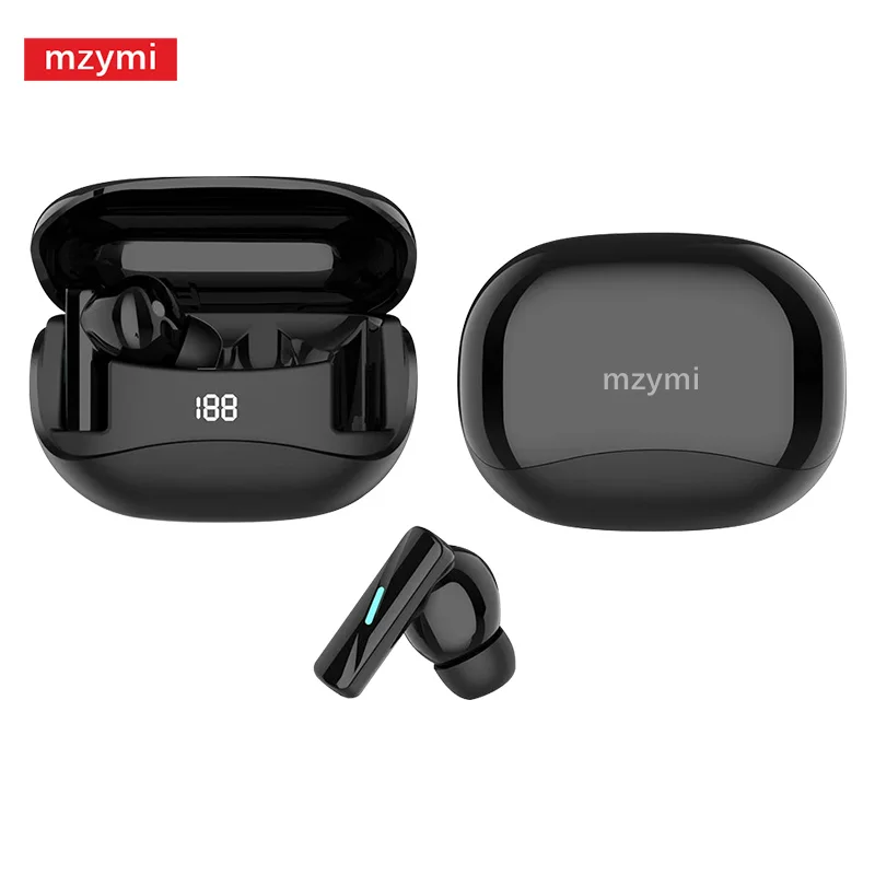 

mzymi M60 ENC Wireless Earbuds Bluetooth5.3 Earphones In Ear Hifi Stereo Earphones InEar Noise Reduction Sport Headset With Mic