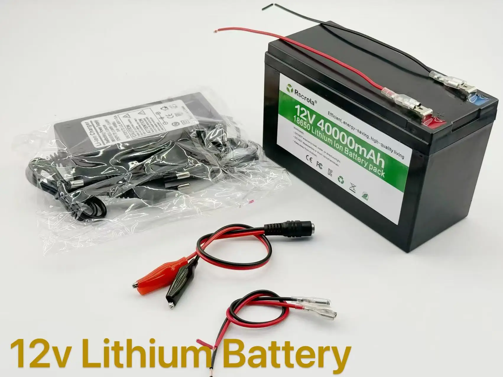 

12V 18650 Battery 40Ah 30Ah 20Ah 18650 Lithium Battery Pack Sprayer Built-in High Current BMS Electric Vehicle Battery