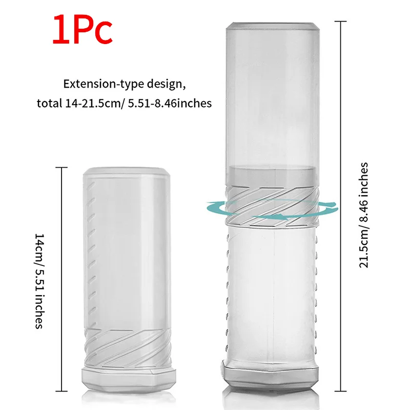 1Pc Shaving Brush Travel Case For Shaving Brush Shave Brush Holder Lightweight Shaving Brush Travel Tube For Festival Boyfriend.