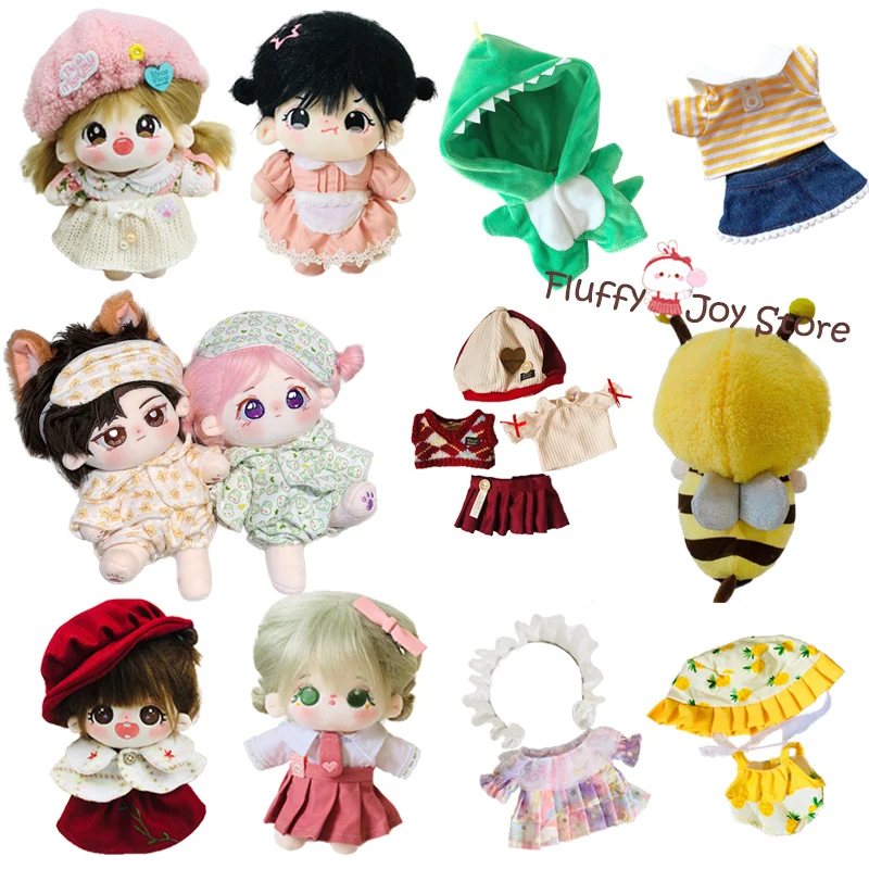 

Кукольная одежда для кукол-идолов 20 см, милый наряд в виде пчелы, юбка, платье, пижама, комбинезон, костюм для мягкой звезды, хлопковая кукла, подарок для фанатов