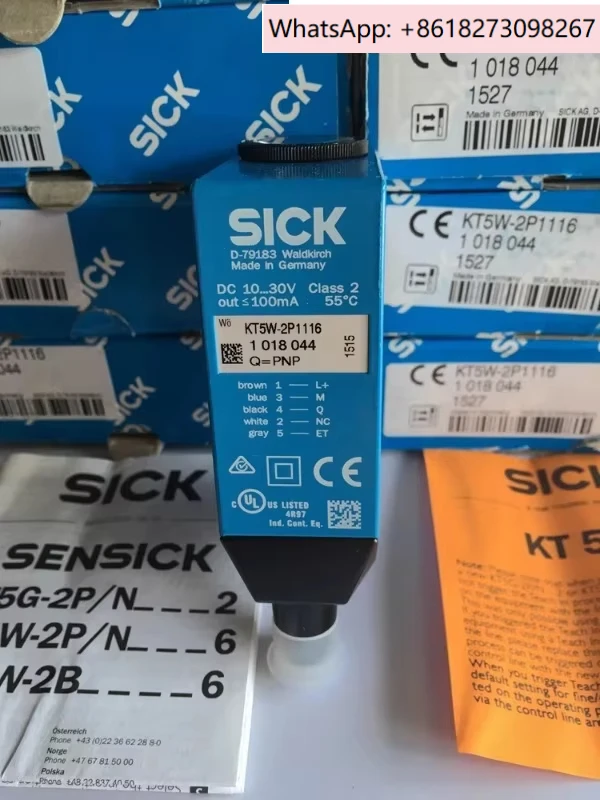 German SICK color code sensor KT5W-2P1116, item number 1018044