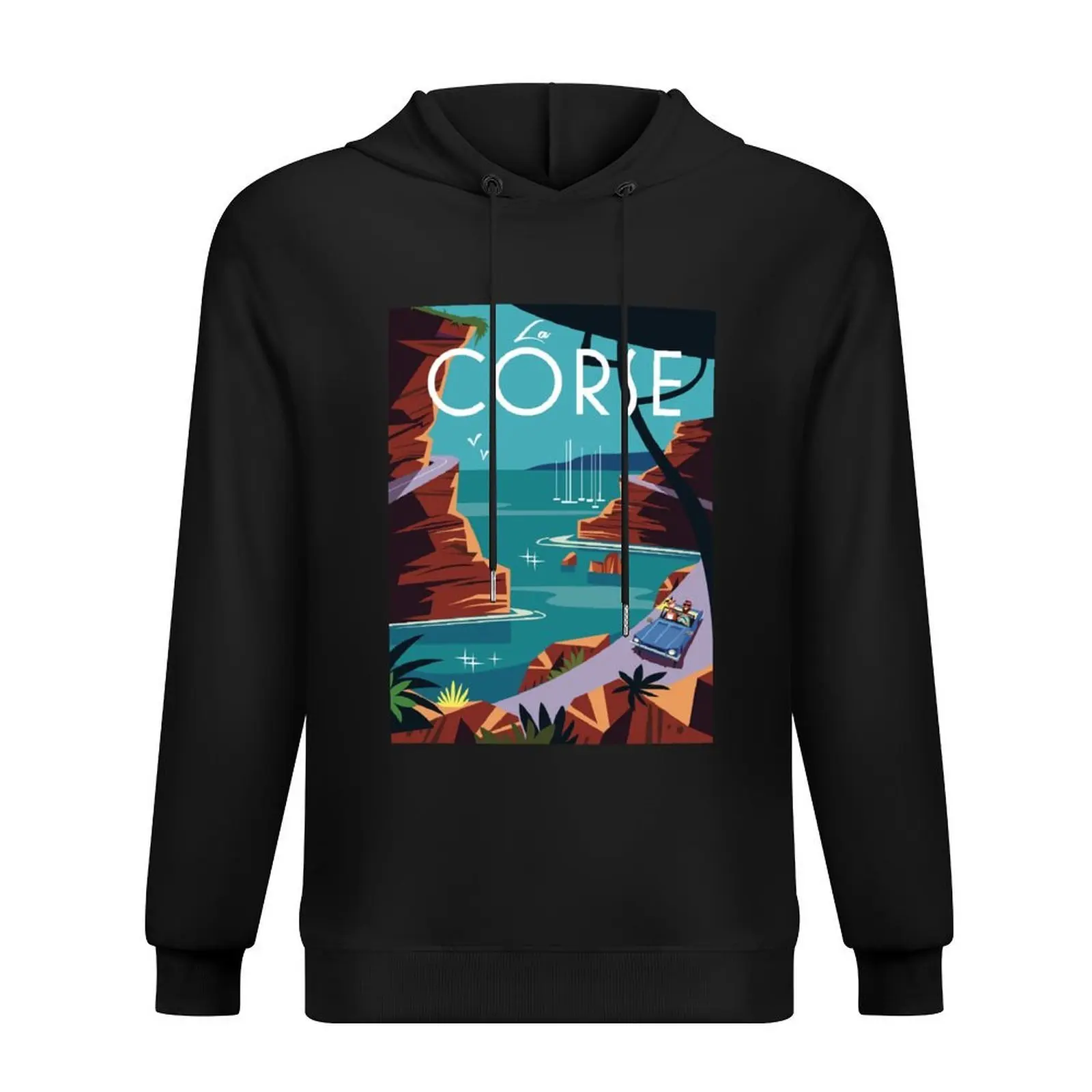 

La Corse poster Hoodie anime clothing men clothes men's winter sweater men's coat hoodie oversize