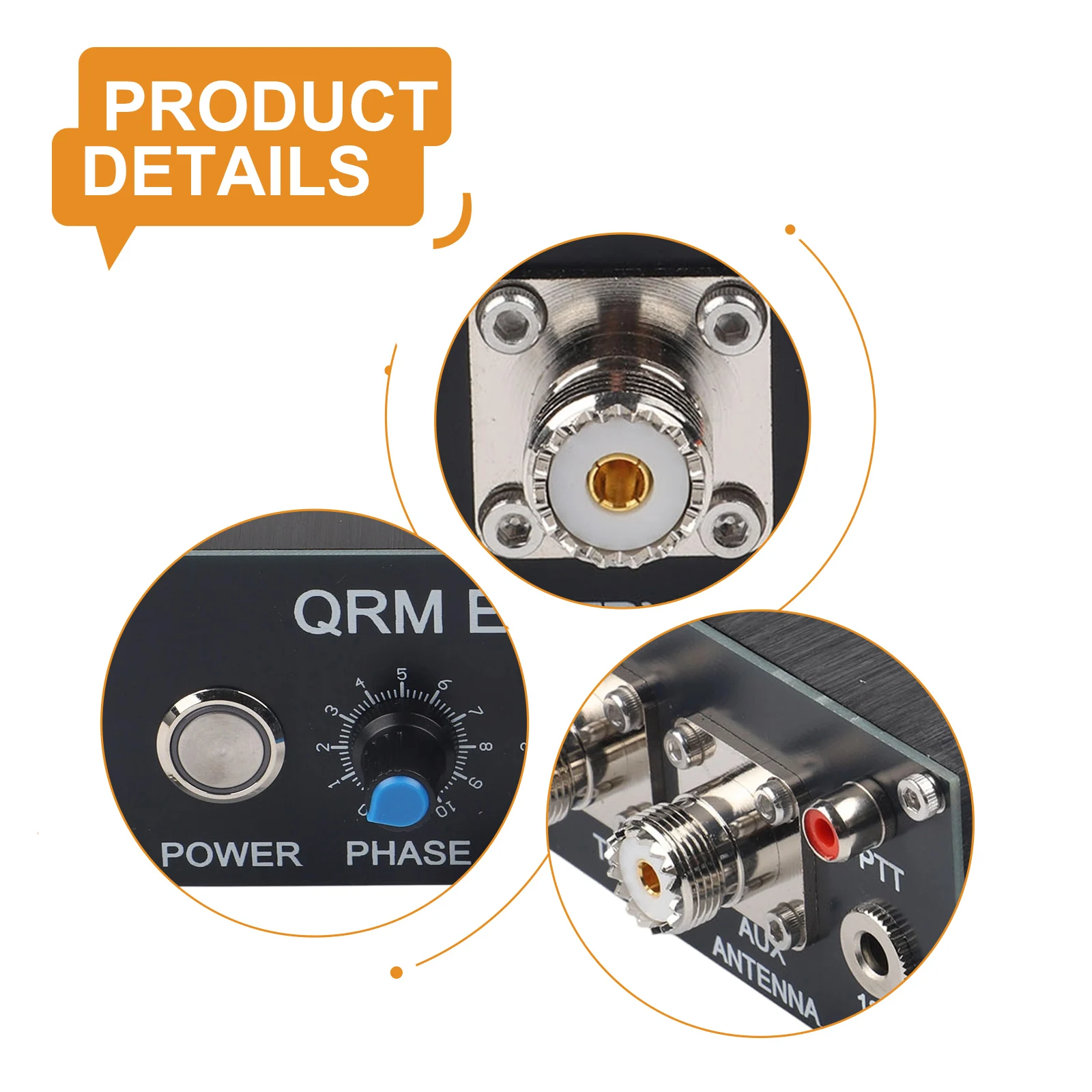 QRM For Eliminator Cancellation Box for For Eliminator X-Phase HF Bands Second Generation -30 MHz Auxiliary Antenna Integration