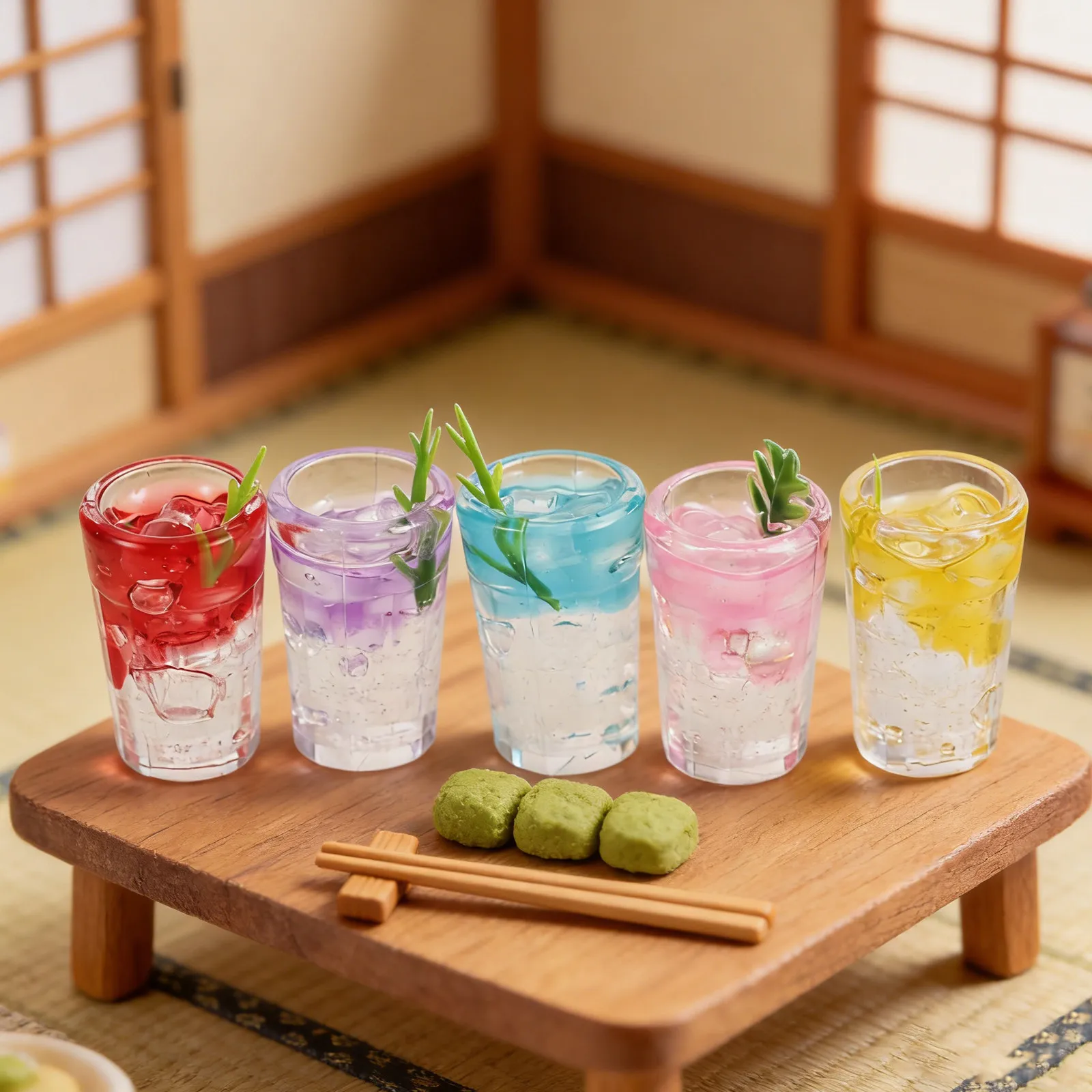 

20Pcs Miniature Soda Bottle Ornament High Detail Resin Dollhouse Beverage Decoration Tiny Drink Bottle for Kitchen Living Space