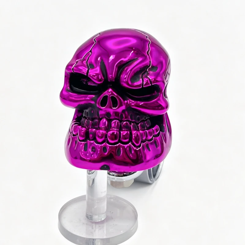 Universal Skull Steering Wheel Spinner Knob Power Grip Car Truck Tractor Forklift Lawn Mower Accessories