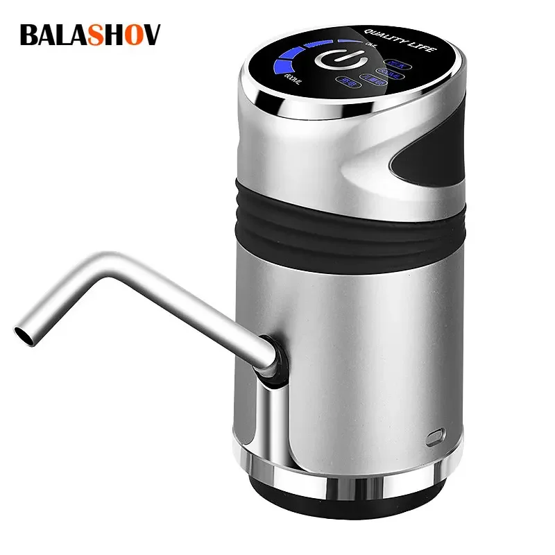 

Электрический насос для бутылки воды USB-зарядка, автоматический диспенсер для воды, Беспроводной Бытовой насос для бутылок питьевой воды
