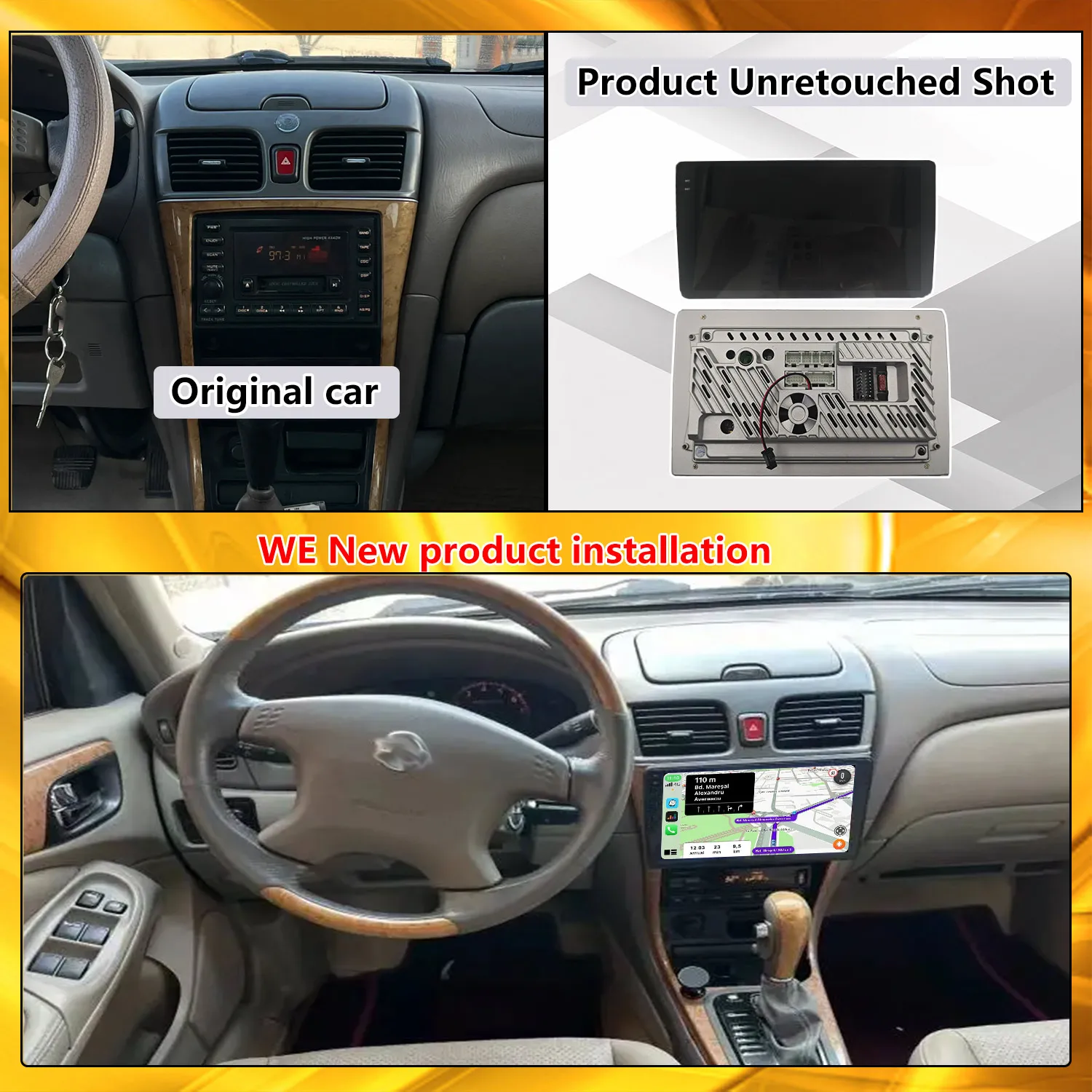 For Nissan Sunny Sentra 2004-2010 Upgrade Radio Wireless Carplay Car Multimedia Player Screen Android Auto Car Play Mirror link