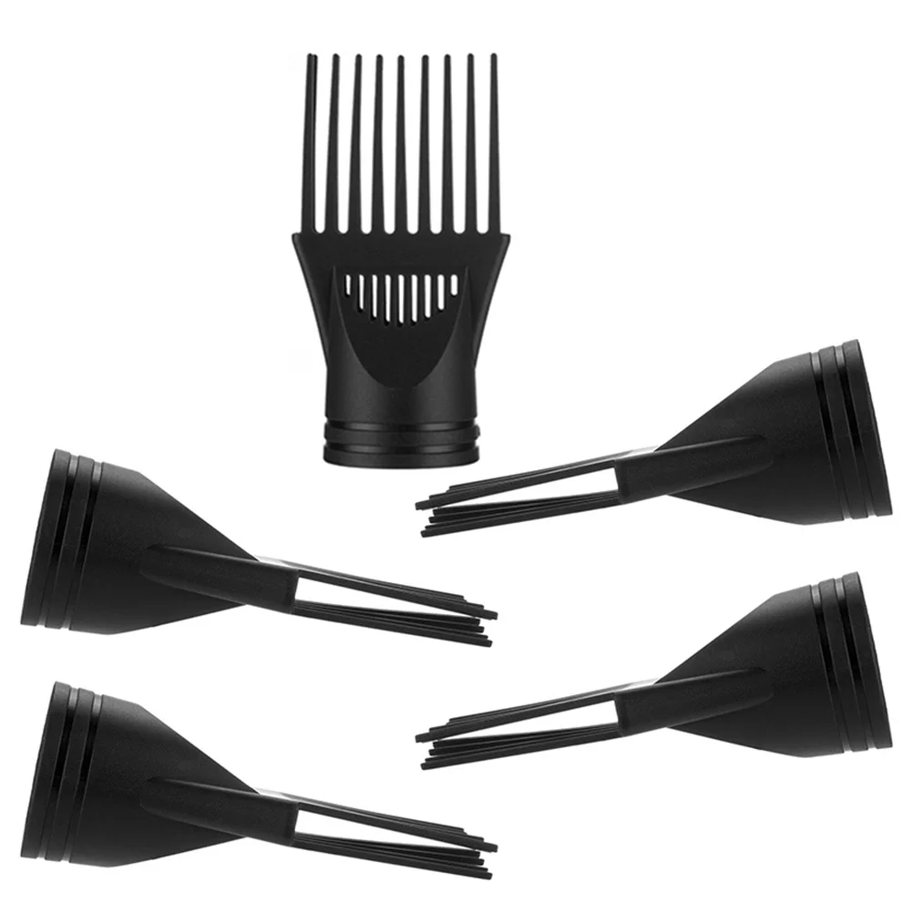 

5Pcs Wide Hair Dryer Nozzle Replacement Comb Attachment Practical Styling Tool Blow Dryer Nozzle Accessory Blower Comb