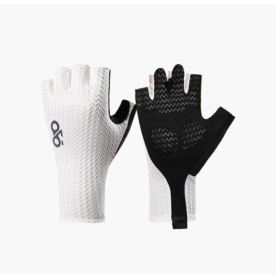 GTUBIKE Kurze Fahrradhandschuhe, fingerlose Handschuhe, rutschfest, Fahrrad-Lycra-Stoff, Halbfinger-Fäustling für MTB, Rennrad, Sport, Rennen – Detail 13