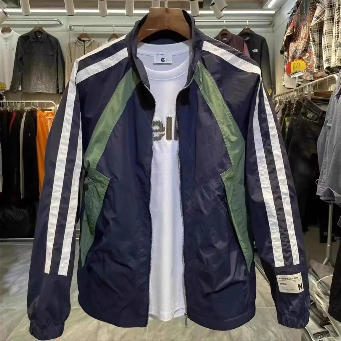 

Новая быстросохнущая солнцезащитная одежда, летняя мужская тонкая куртка с воротником-стойкой, уличная солнцезащитная одежда, куртка