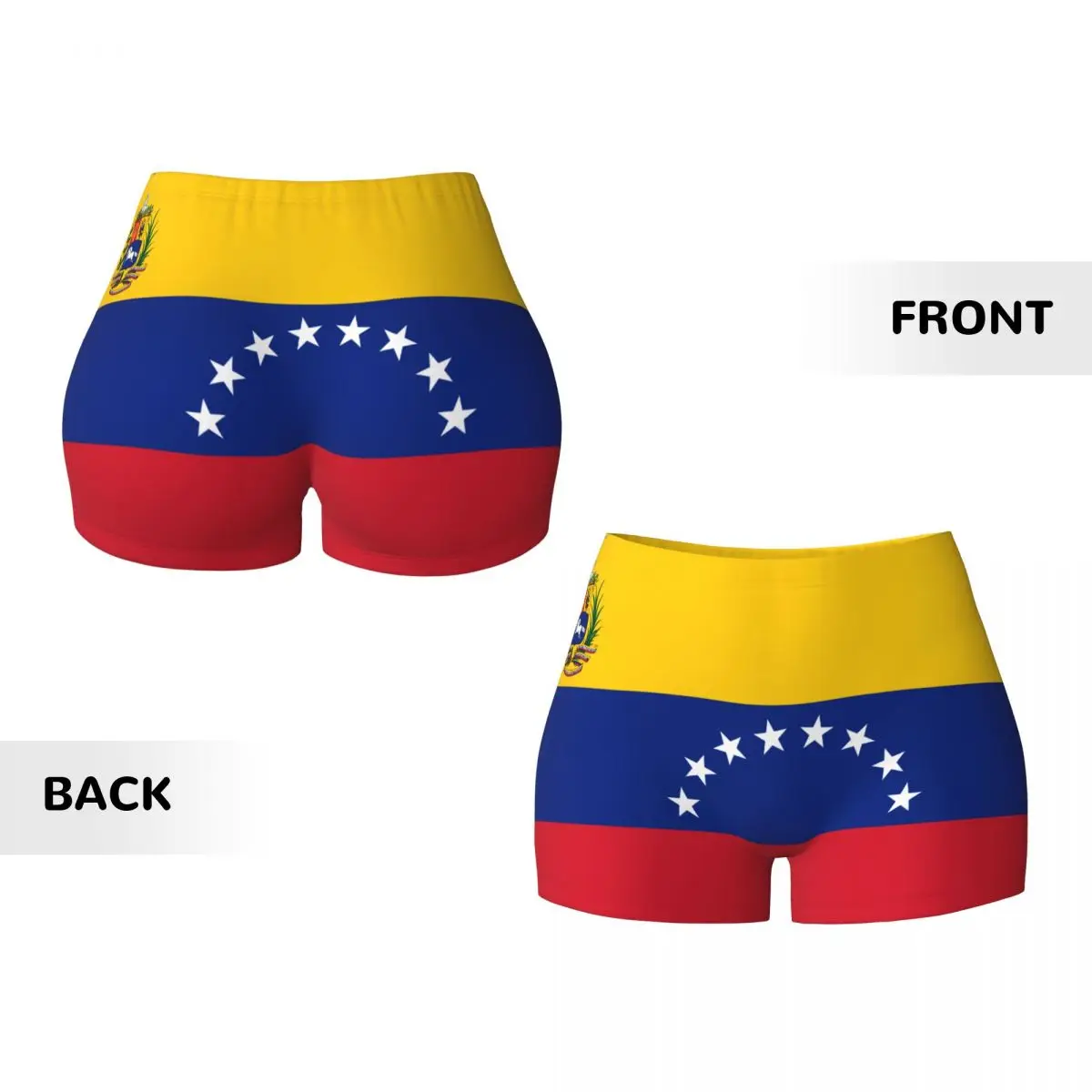 Short de Yoga drapeau du Venezuela pour femmes, Leggings de sport serrés et élastiques pour motard, vêtements de sport