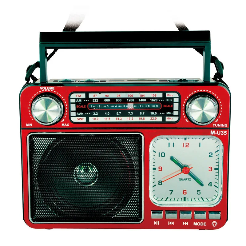 

Портативная многодиапазонная кварцевая радиостанция в стиле ретро — Bluetooth и MP3-плеер