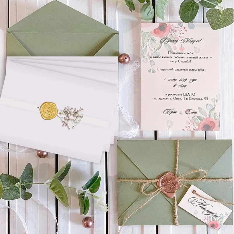 Vellum Paper Sulfuric Acid Paper Envelope For 5X7 Invitations,Vellum Wraps For 5 X 7 Wedding Invitations,Envelope Liners