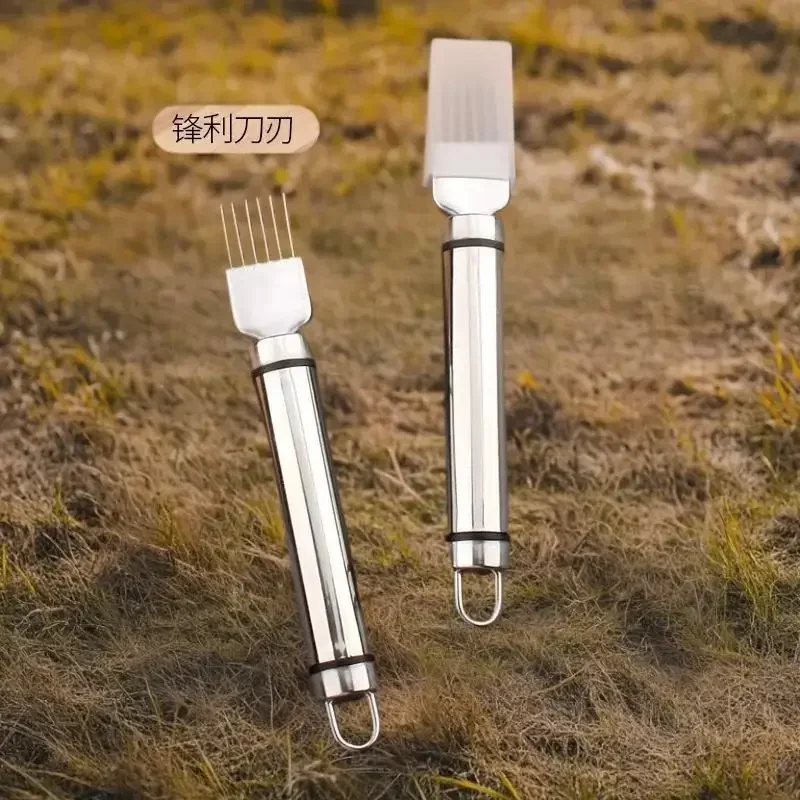 

Stainless Steel Shred Silk The Knife Vegetable Garlic Cutter Food Speedy Chopper Green Onion Cutter Portable Kitchen Tool