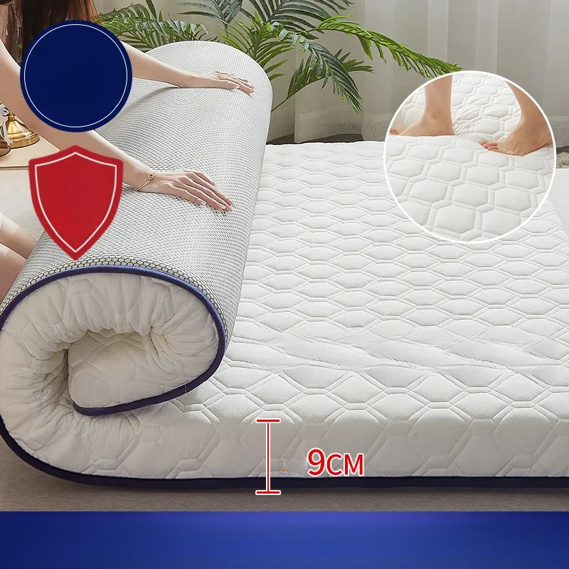 Thailand Latex mattress high resilience home thickened dormitory student tatami mat sponge pad memory foam mattress