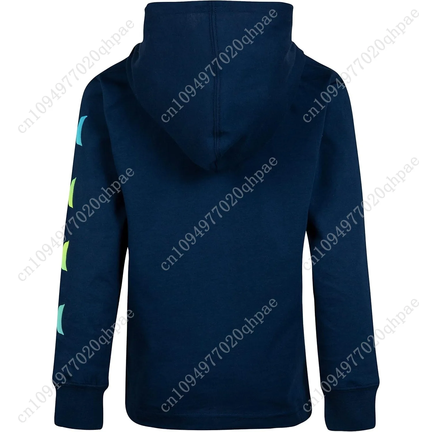 Hurley Jungen Langarm-T-Shirt mit Kapuze und Grafik