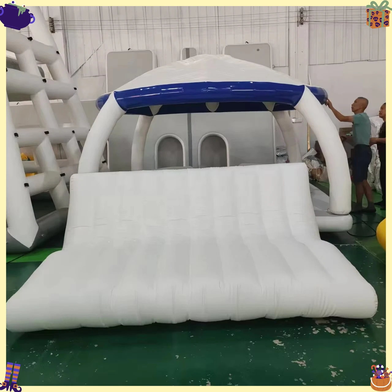 PVC Airtight Inflatable Floating Sofa Bed Large Water Lounge Platform For Outdoor Sunbathing view 6