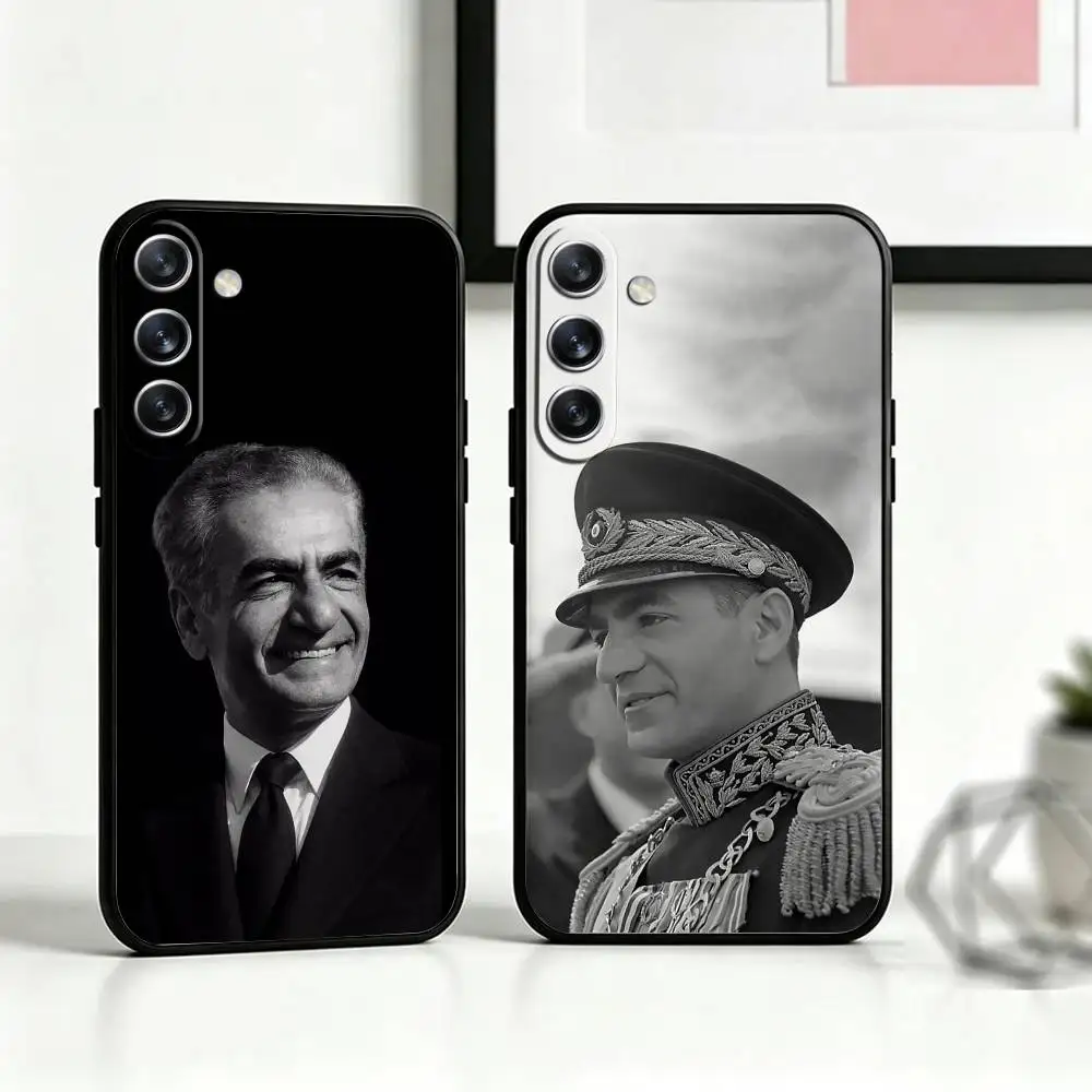 Mohammad King R-Reza Pahlavi Phone Case For Samsung Galaxy A73,A72,A71,A70,A53,A52,A51,Others Soft Black Cover
