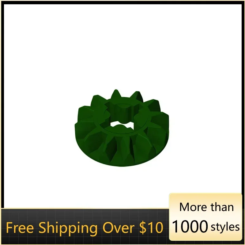 10 SZTUK montuje cząstki 6589 12 zębów tarcza zębata średnica zewnętrzna 12,7 klocki zestaw klocków część zabawka dla dzieci prezent