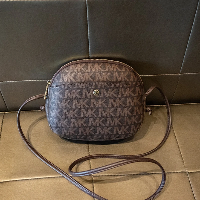 MK luksusowa designerska torba na ramię dla kobiet wysokiej jakości przenośne torby typu crossbody w kolorze kawy klasyczna modna okrągła torba