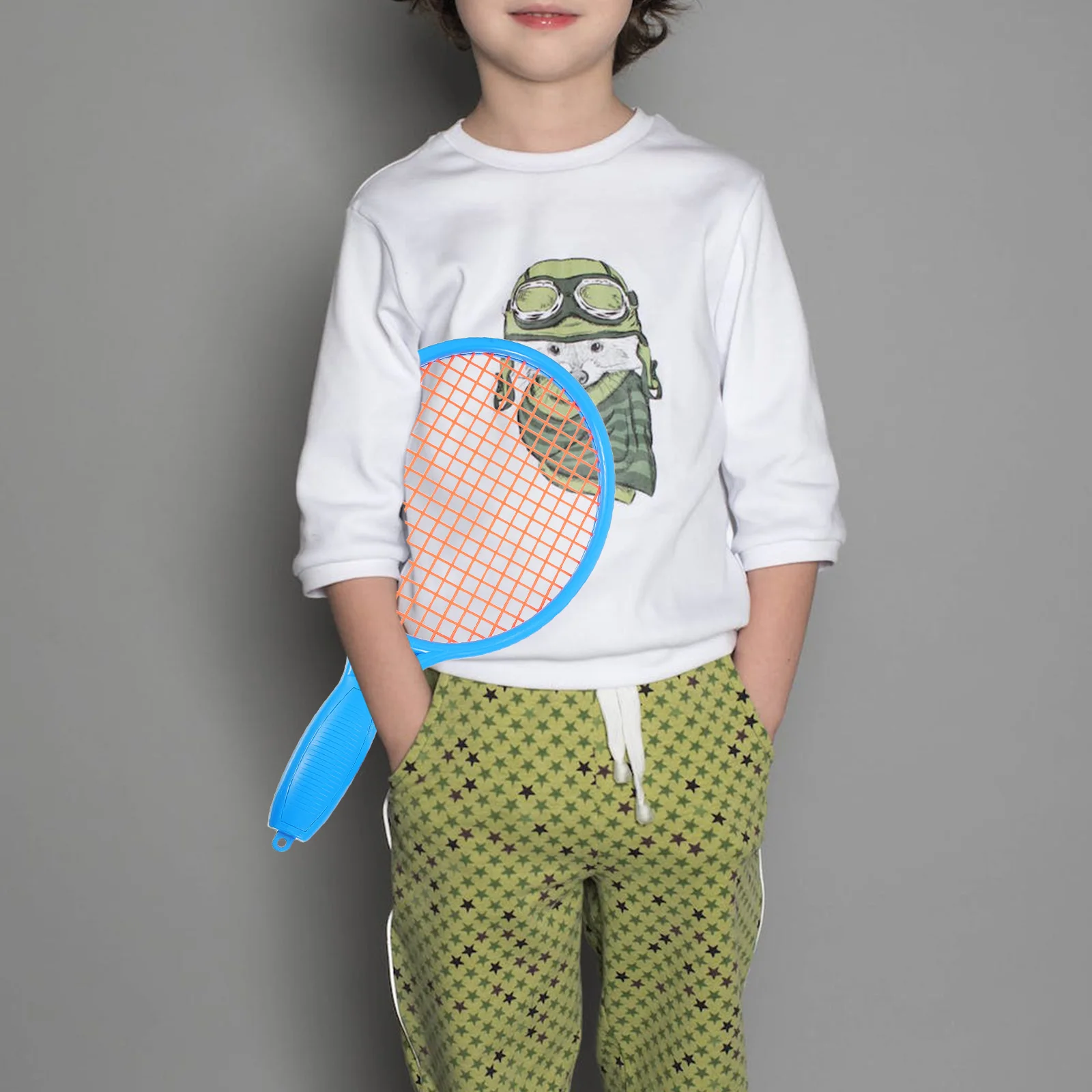 

Tennis Racket Set for Kids Portable Toddler Toys with Balls Children Sports Equipment Plastic Material Outdoor Gift