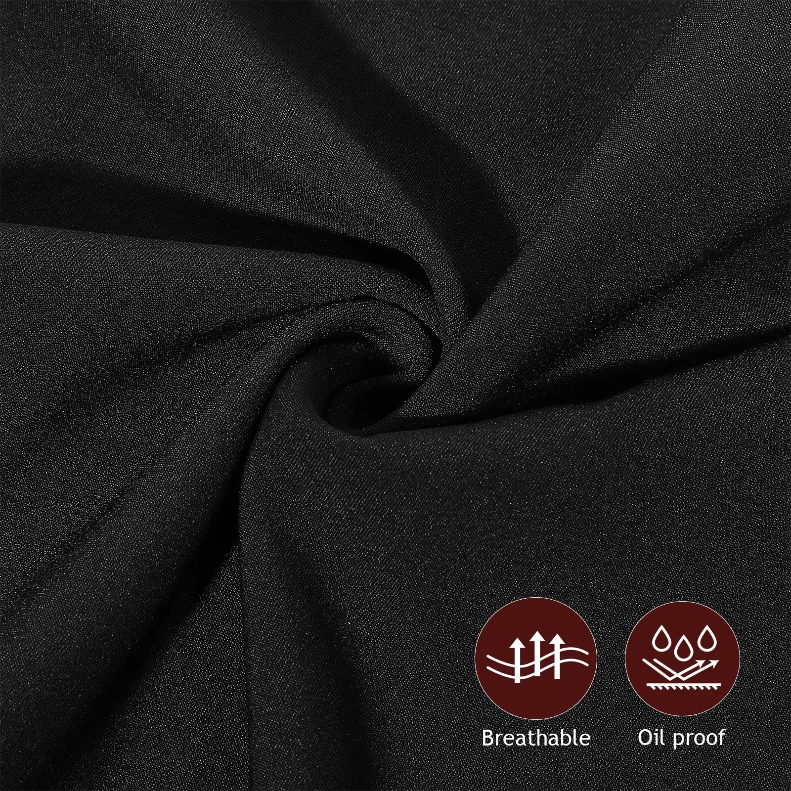 

Breathable Chef Pants Black Restaurant Loose Pants for Men Premium Polyester Cotton Oil Proof Easy Wash Kitchen