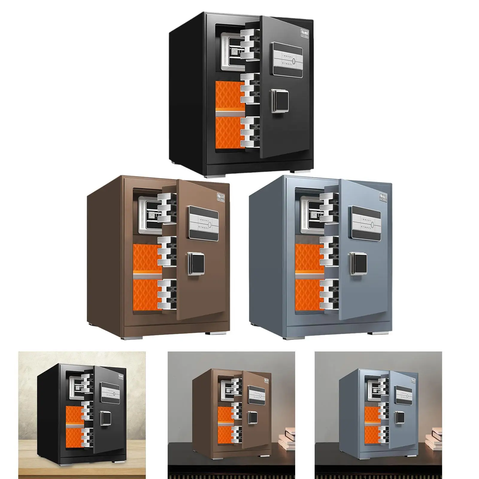 Security Box Waardevolle Spullen Gemakkelijk Te Vergrendelen Heavy Duty Gemakkelijk Te Lezen Metalen Combinatie Lock Box Voor Creditcards Geld Sieraden Portemonnee