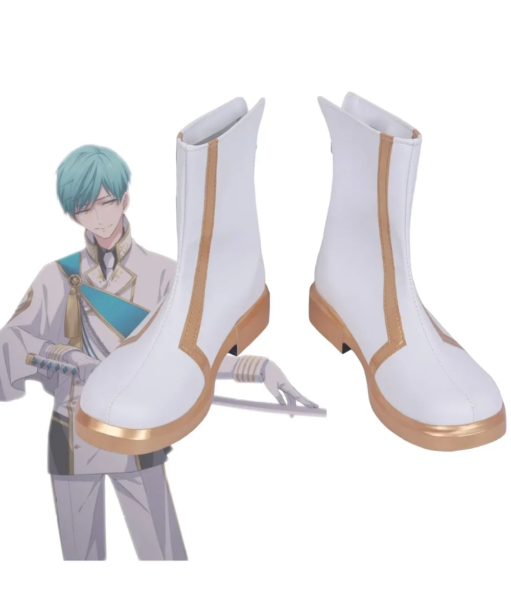 

Touken Ranbu Ichigo Hitofuri Cosplay Boots Shoes White Custom Made