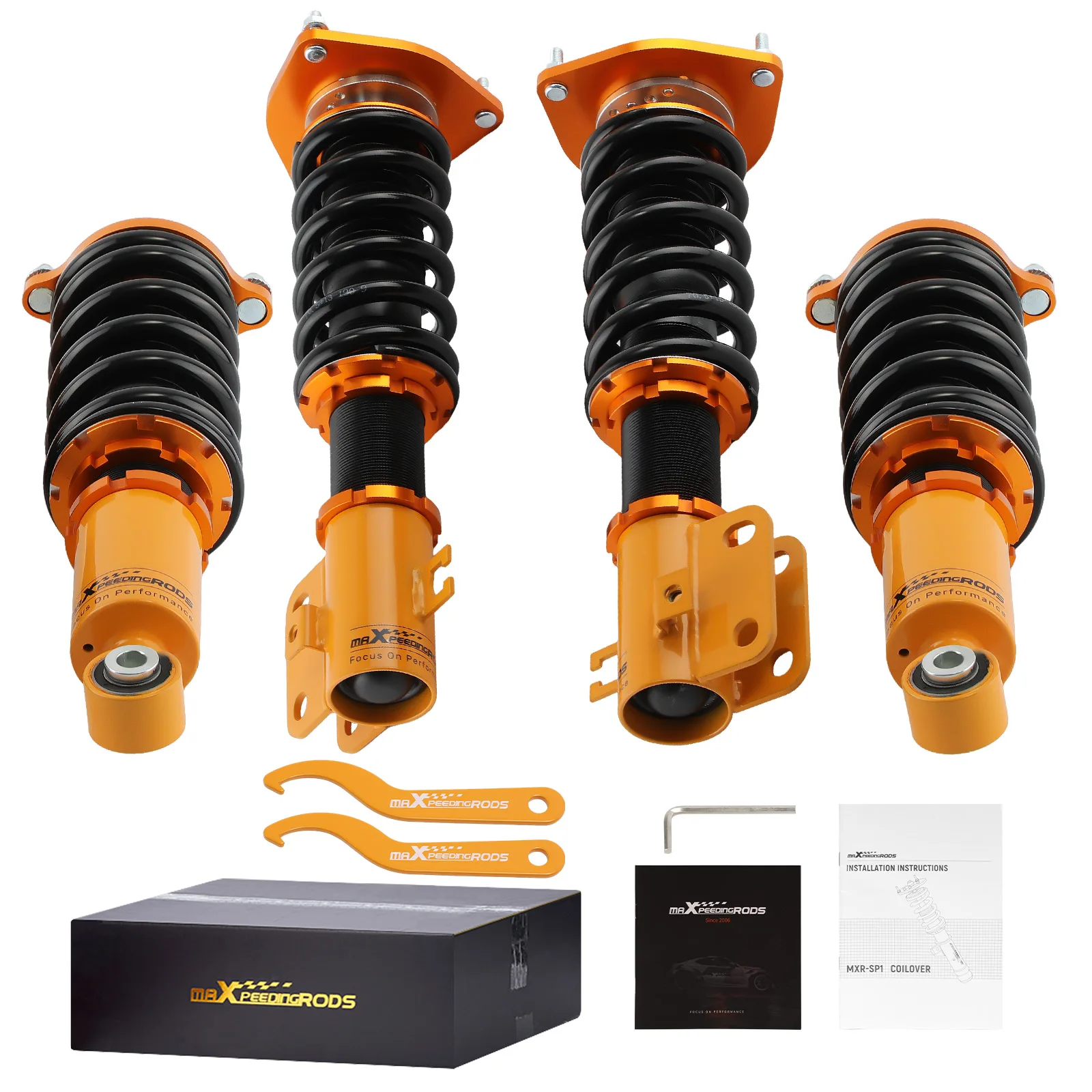 24 Ways Adjustable Damper Coilover For Subaru Liberty Legacy Sedan BE 2.5 2000 2001 2002 2003 2004