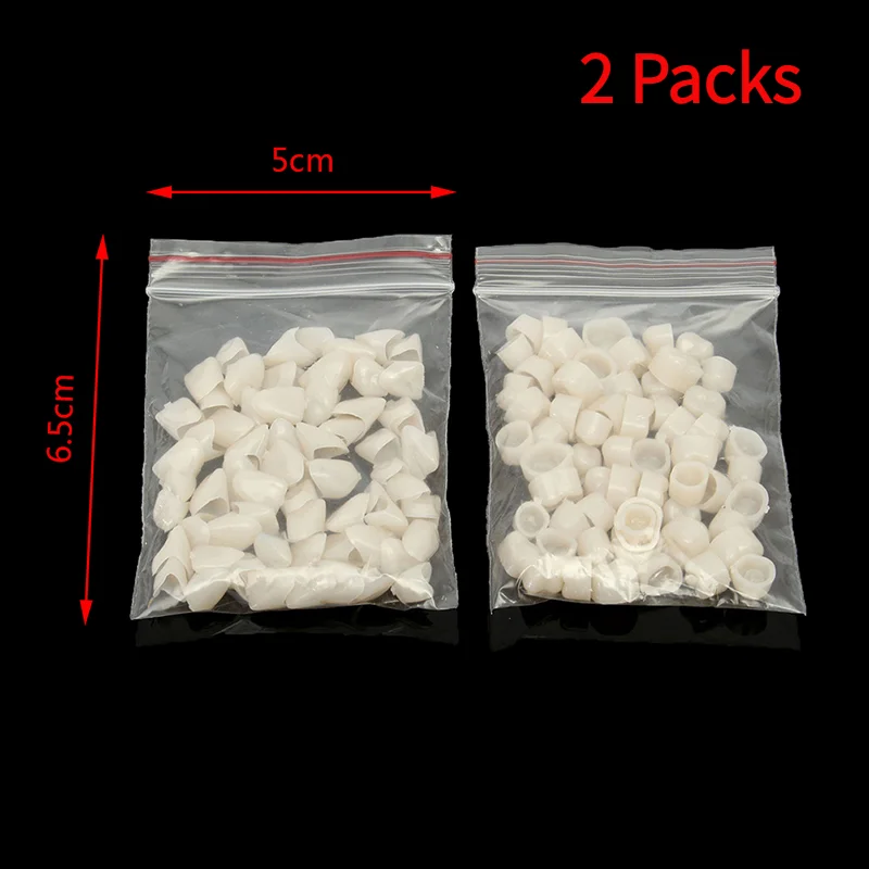 2 Packs Dental Temporary Crown Material For Anterior + Molar Teeth Veneers New.