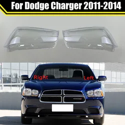 Car Headlight Glass Lens Cover For Dodge Charger 2011 2012 2013 2014 Auto Head Lamp Housing Headlamp Clear Shell Lampcover