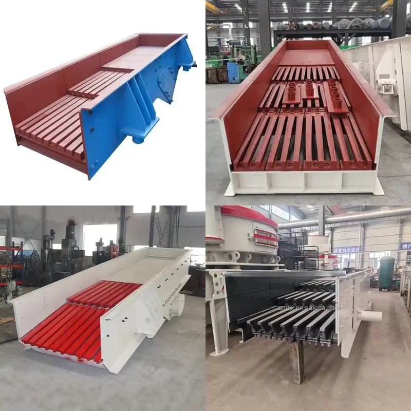Electric GZD Vibrating Feeder with Stone Crusher Linear Motor Mining Hopper Vibrating Feeder Core Component
