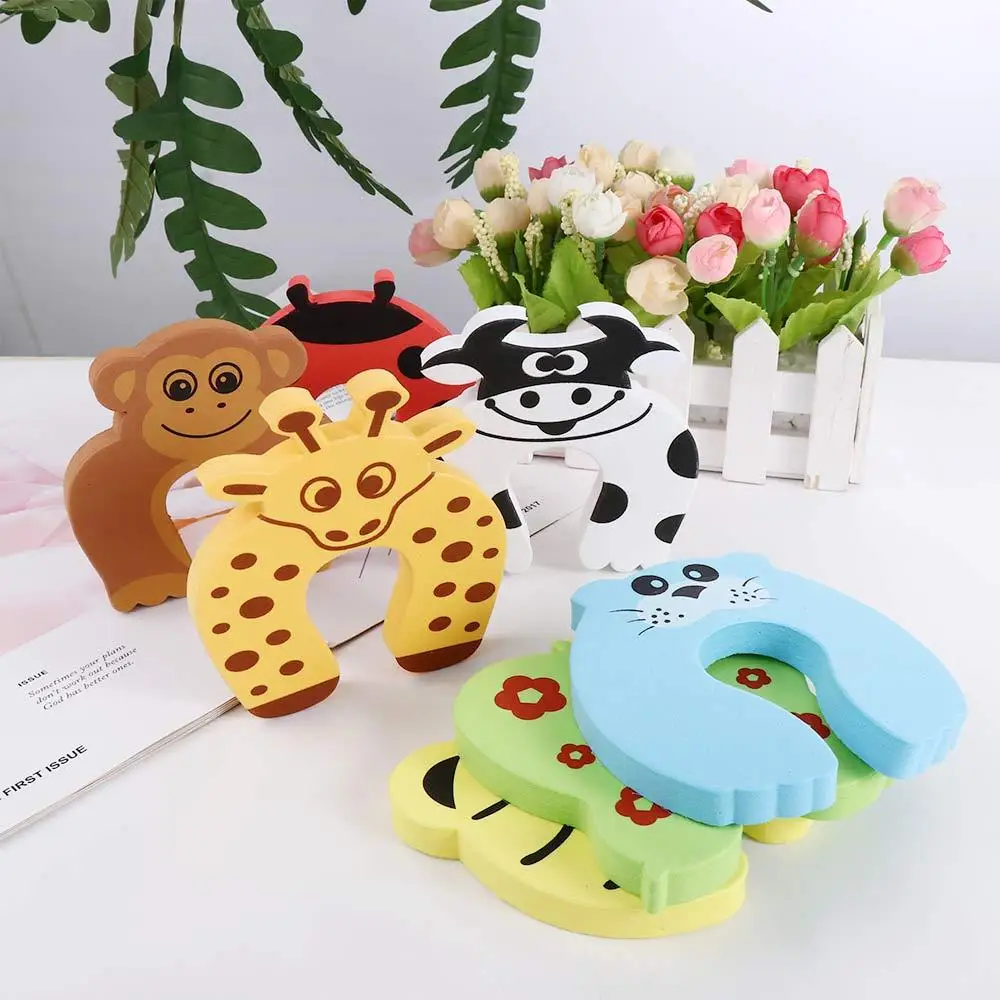 

Office Home Safety Cartoon Soft EVA Foam Door Stopper Finger Pinch Guard Door Stop Protector