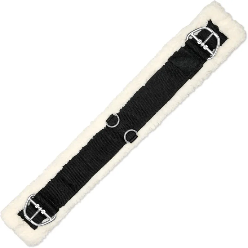 Horse Girth with Stainless Steel Buckle, Breathable Back Cinch, Equestrian Tack, Prevents Belly Injuries, Riding Accessories