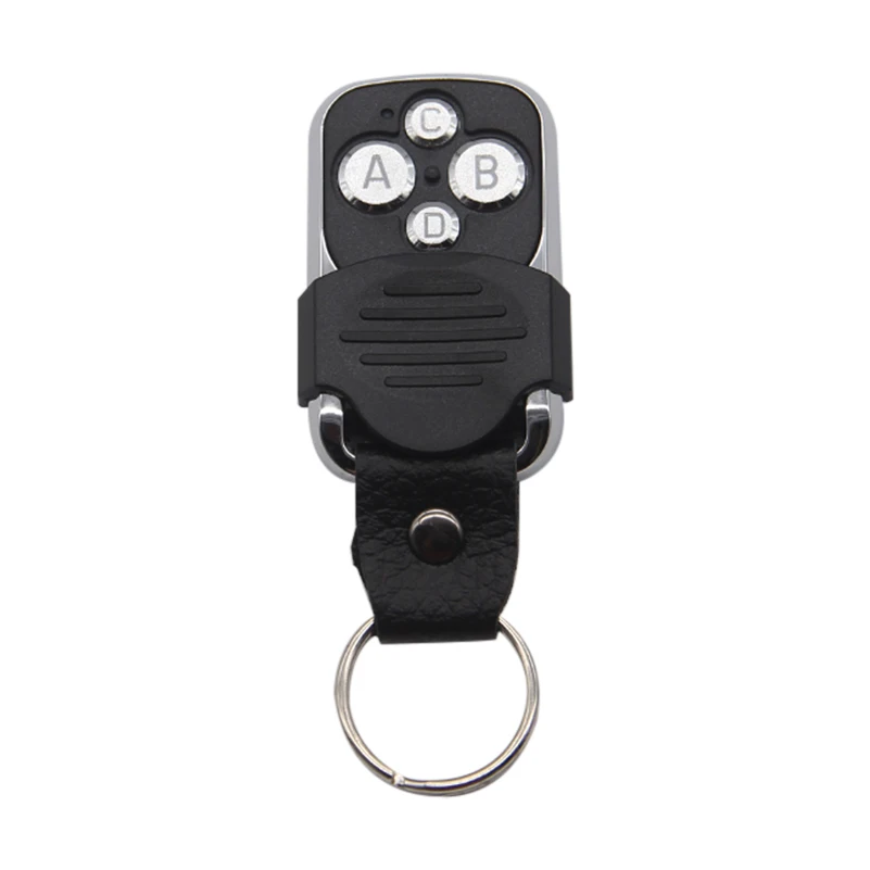 Salinan Duplikator Remote Control Universal 433Mhz untuk TOP 433MHZ Kunci Gerbang Pintu Garasi 4 Tombol Logam Slider Remote Salinan Kulit