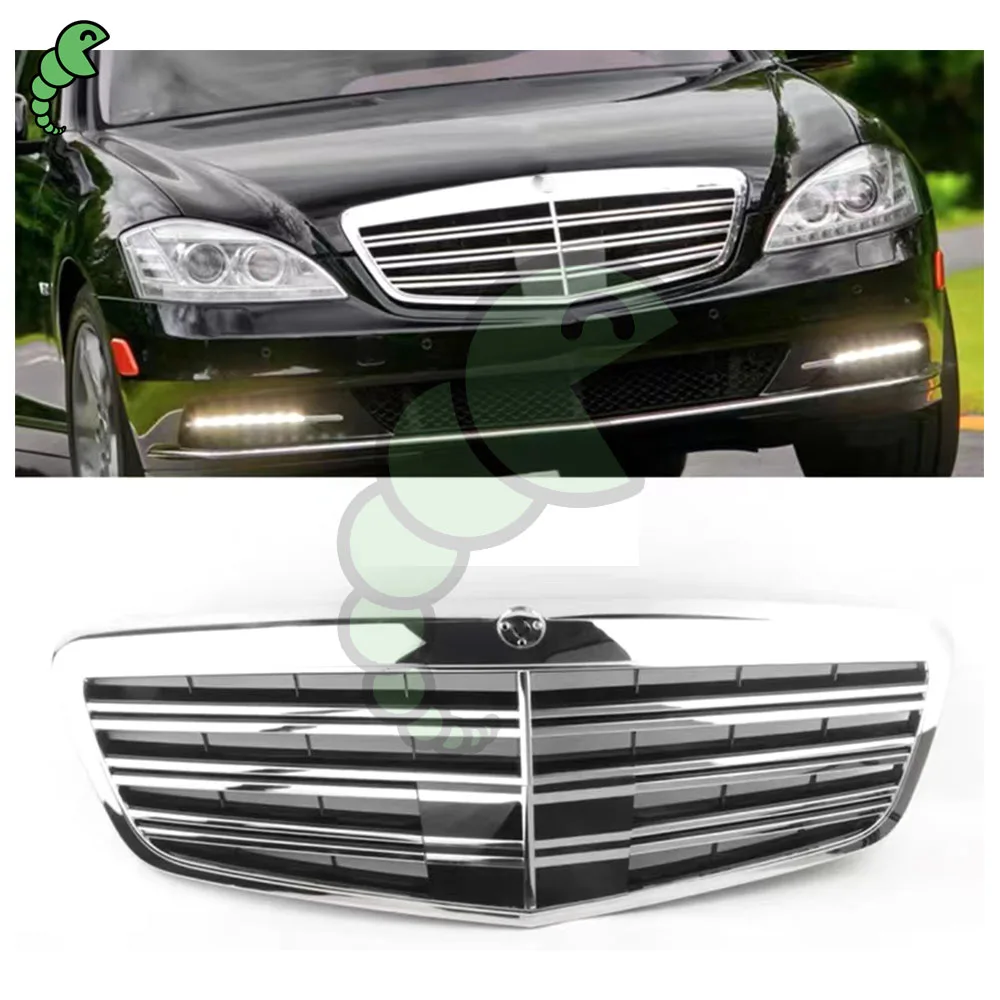 middle grille front grille Suitable for Mercedes-Benz S-Class S300 S350 S400 S500 S600 S65 W221