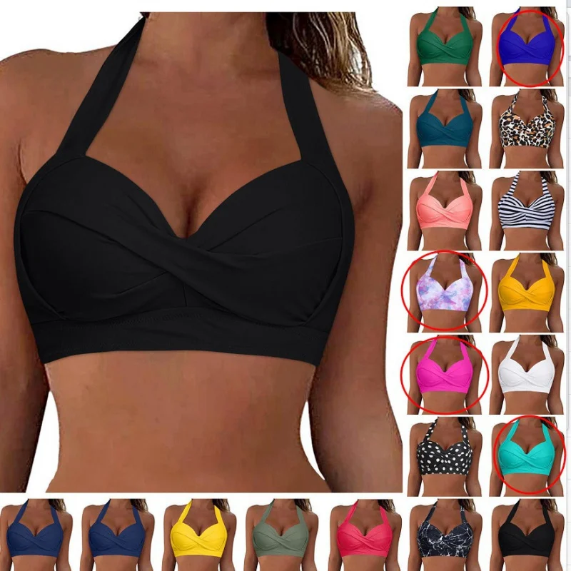 

New Swimsuit Women Bikini Hot Style fashion Sexy Halter separates Top