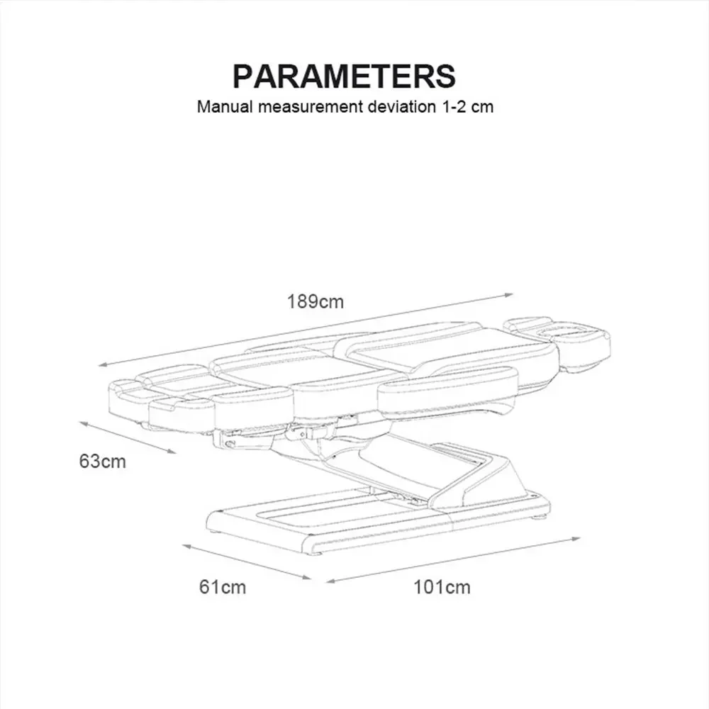 Beauty Salon Modern Adjustable Facial Beauty Bed Spa Massage Table Hair Transplant Chair