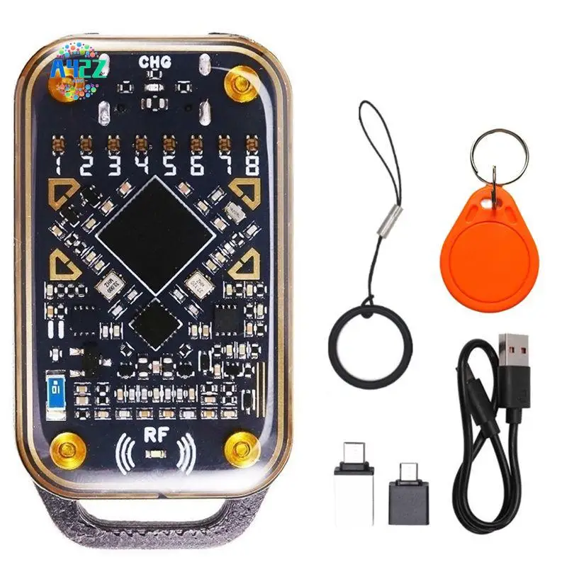 

A42Z-Chameleon Ultra RFID Smart Chip Reader+CUID Keychain ID IC 125K 13.56Mhz Card Decode Smart Card Emulator NFC Duplicator
